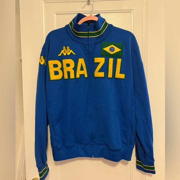 Kappa Brazil Soccer zip up - Picture 1 of 4
